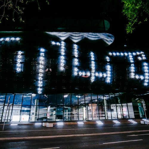 Mischa Kuball zu Gast, Kunsthaus KLANGLICHT 2017, Foto: Lupi_Spuma